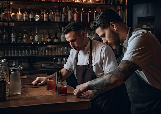 Werkzaam als barman