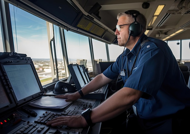 Werkzaam als luchtverkeersleider