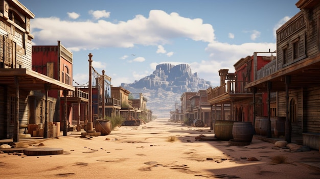 western game background