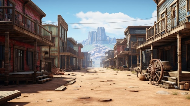 western game background