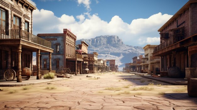 western game background