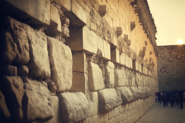 The Western Wall Jerusalem Israel Travel photography AIGenerated