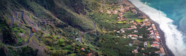 Westkust van het eiland Madeira