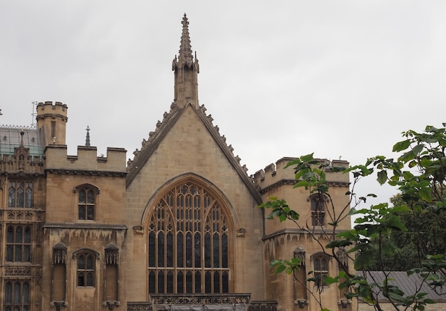 Westminster Hall at the Parliament in London