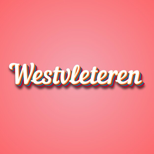 Photo westvleteren text effect photo image cool