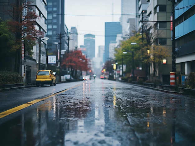 北米の湿った街道