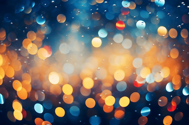 Wet Photo Of Bokeh Lights