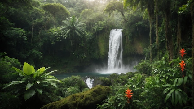 Wet scenic waterscape countryside clean flow