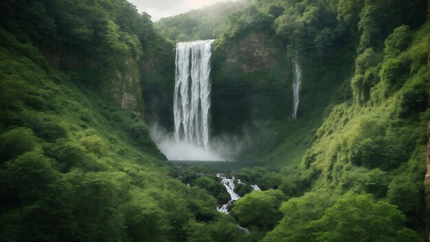 Wet scenic waterscape countryside clean flow