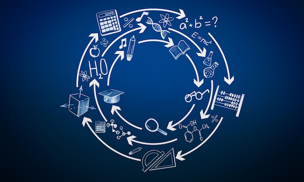 Wetenschap en schoolconcept