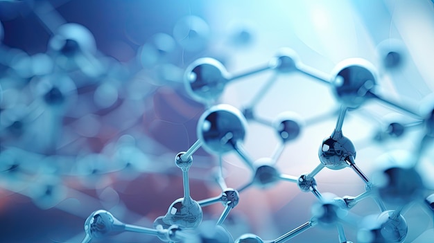 Wetenschap molecule medische achtergrond