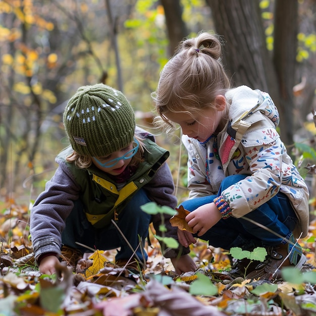 Foto wetenschap trailblazers kinderen outdoor avontuur