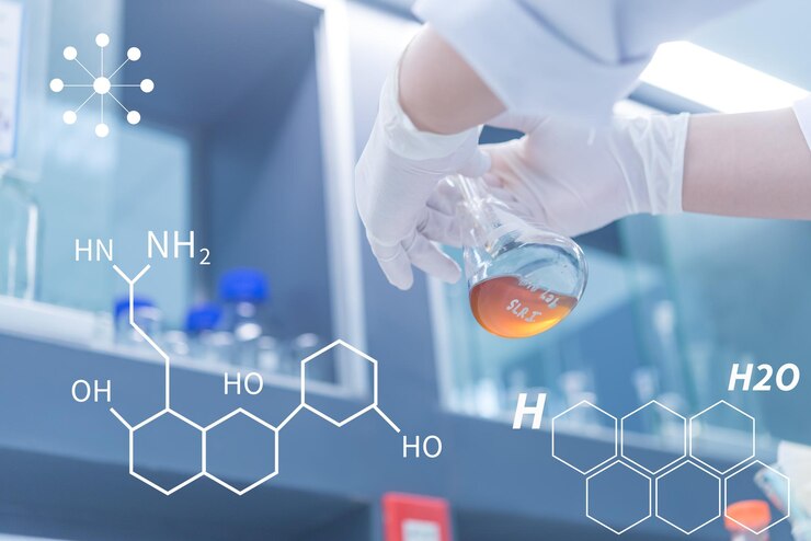Wetenschapper mengt chemicaliën met de schudmachine Vóór het experimentMengsel geregen met monsters in reageerbuizenThailand wetenschapper die in het laboratorium werkt