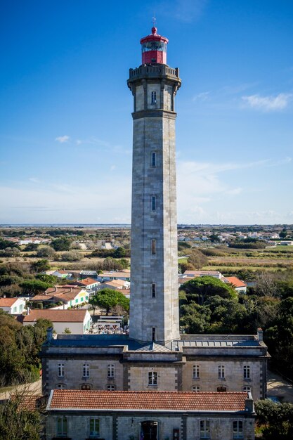 Китовый маяк Phare des baleine на острове Ре, Франция