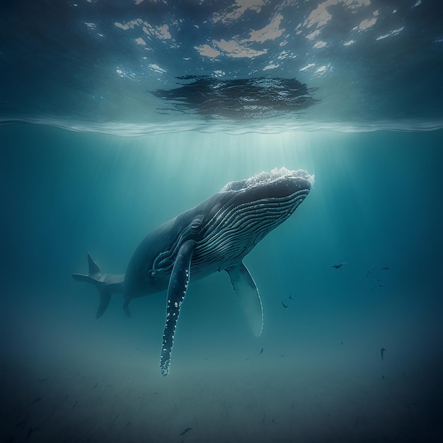 Whale in the Ocean