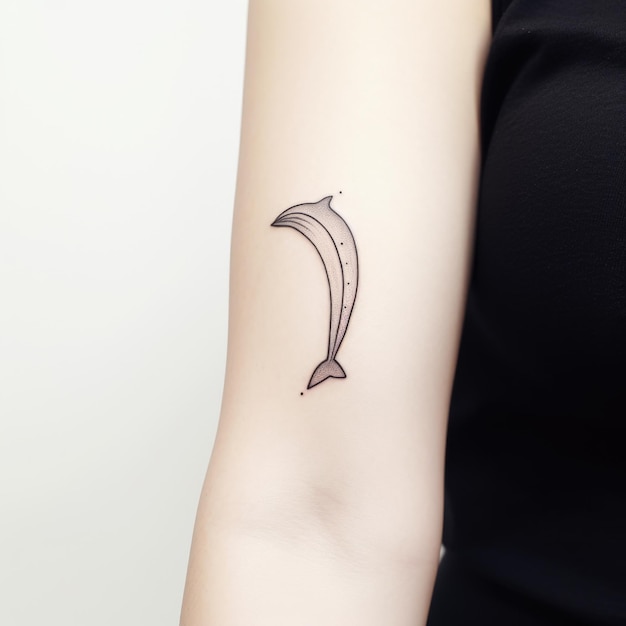 Tail whale, ocean, sun & moon, beach lover | Arm tattoos for women, Body  art tattoos, Waves tattoo