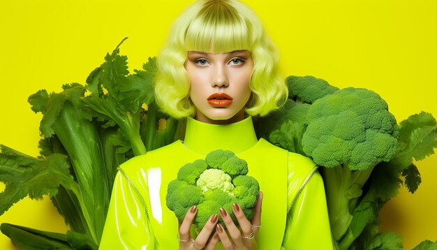 Foto e se i vegani fossero i veri cristiani in stile verde acido anni '80