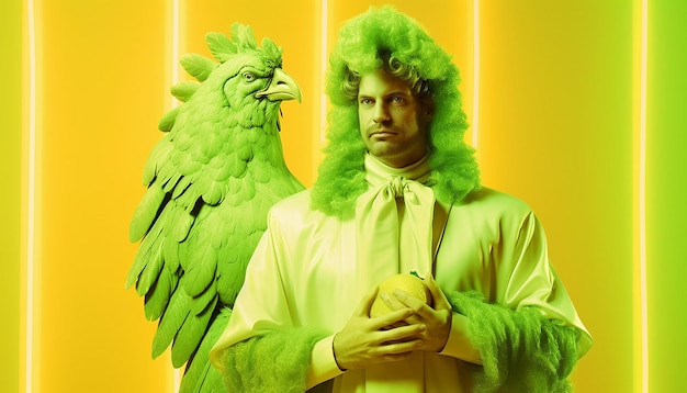 Что, если бы веганы были настоящими христианами кислотно-зеленого цвета в стиле 80-х?