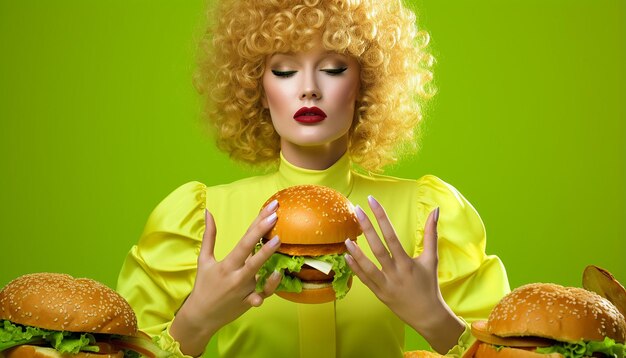 What if vegans were the real Christians 80s style acid green color