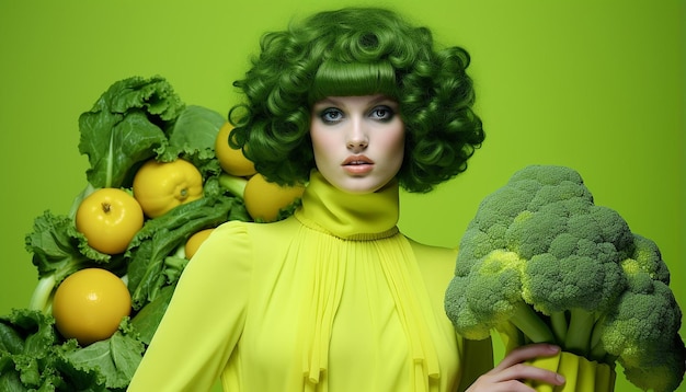 Foto e se i vegani fossero i veri cristiani in stile verde acido anni '80