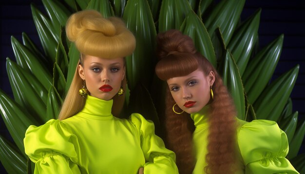 Фото Что, если бы веганы были настоящими христианами кислотно-зеленого цвета в стиле 80-х?