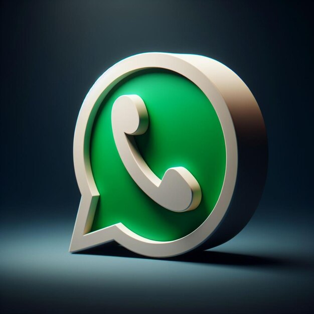 whatsapp 3d icon