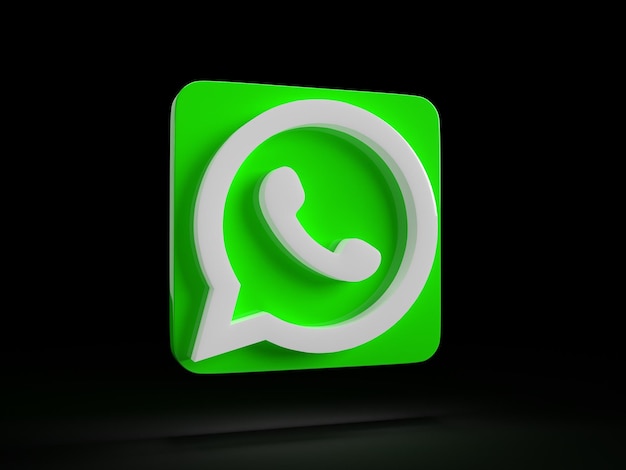 Foto sfondo del logo di whatsapp