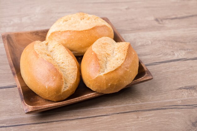 Wheat bread rolls