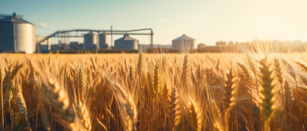 Wheat field Generative AI