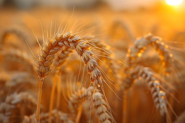 Wheat Field at Sunset