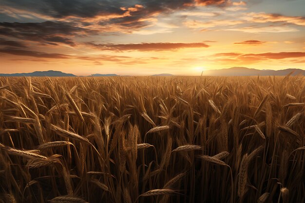 Foto campo di grano