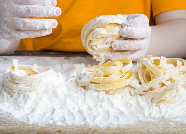 wheat flour pasta