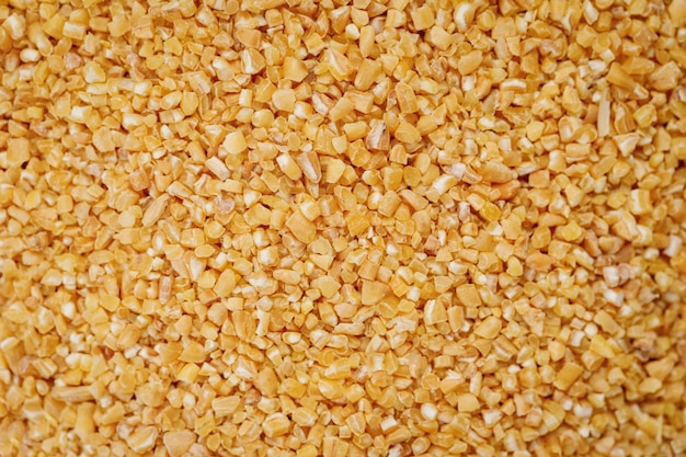 Wheat groats texture background High quality photo