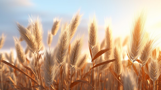 wheat HD 8K wallpaper Stock Photographic Image