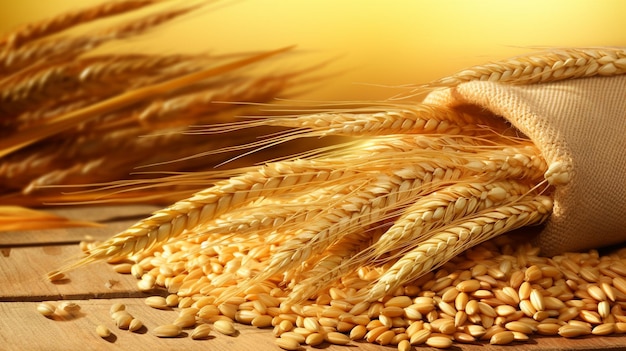 wheat HD 8K wallpaper Stock Photographic Image