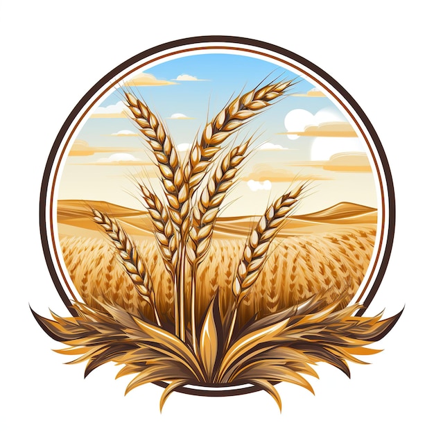 Photo wheat logo