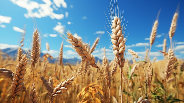 wheat pattern HD 8K wallpaper Stock Photographic Image