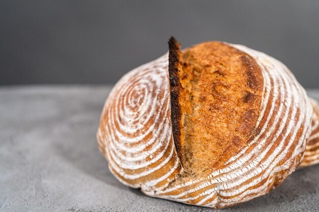 Photo wheat sourdough bread