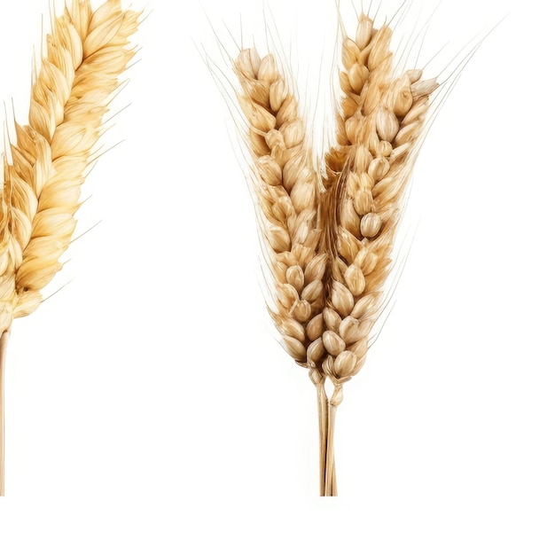 Пшеница белый фоновое изображение вал зародыши крупы зерна