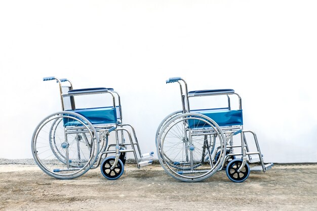 wheel chairs standby for help a old people or Health care