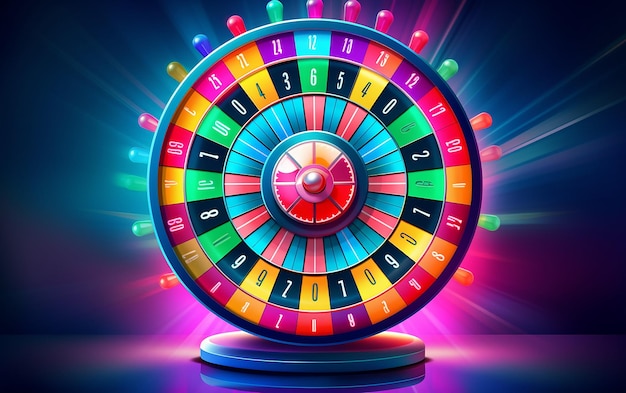 Wheel of Fortune Loterij Geluk Illustratie