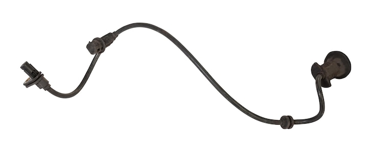 Foto wheel speed sensor van voertuigen uitgerust met elektronische actieve veiligheidssystemen en hulpbesturingssystemen antilock remsysteem abs meetinstrument gebruikte reserveonderdelen uit schroothoop catalogus