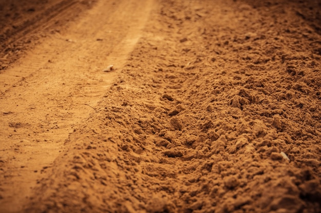 Wheel Track on the Sand Filtered