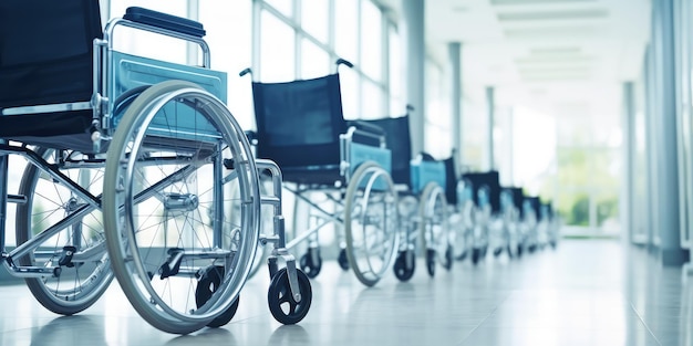 病院の車椅子