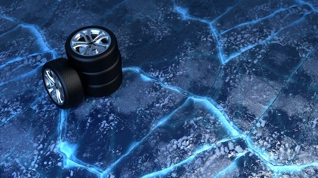 Wheels on ice