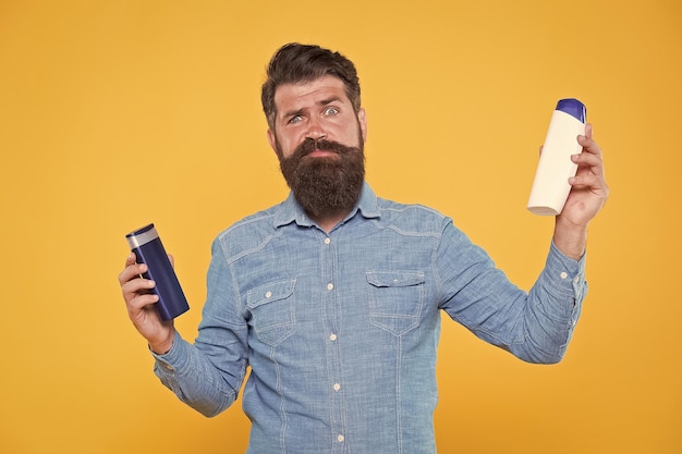 Which shampoo is better for beard Bearded man choose shampoo for beard hair Beard products Care of beard and moustache Maintaining facial hair Grooming habits