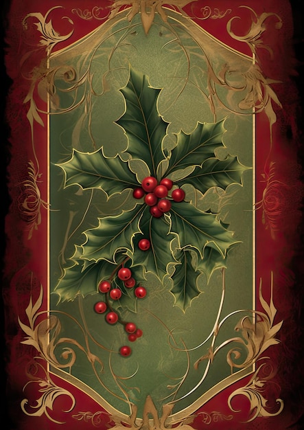 A whimsical and artistic christmas banner