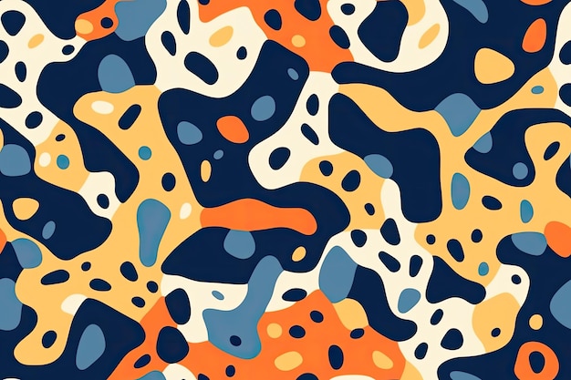 Photo whimsical and captivating seamless pattern to inspire your project