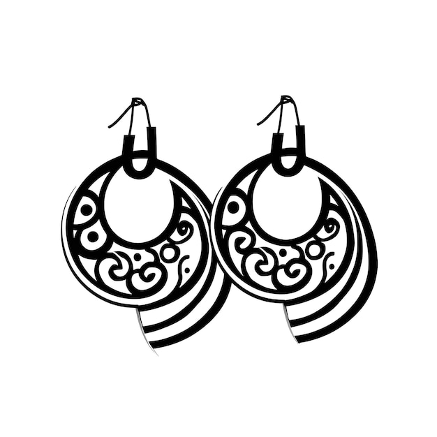 Photo whimsical earring