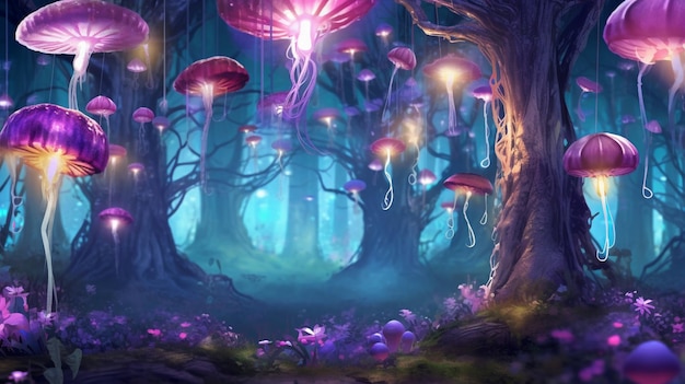 whimsical and enchanting background